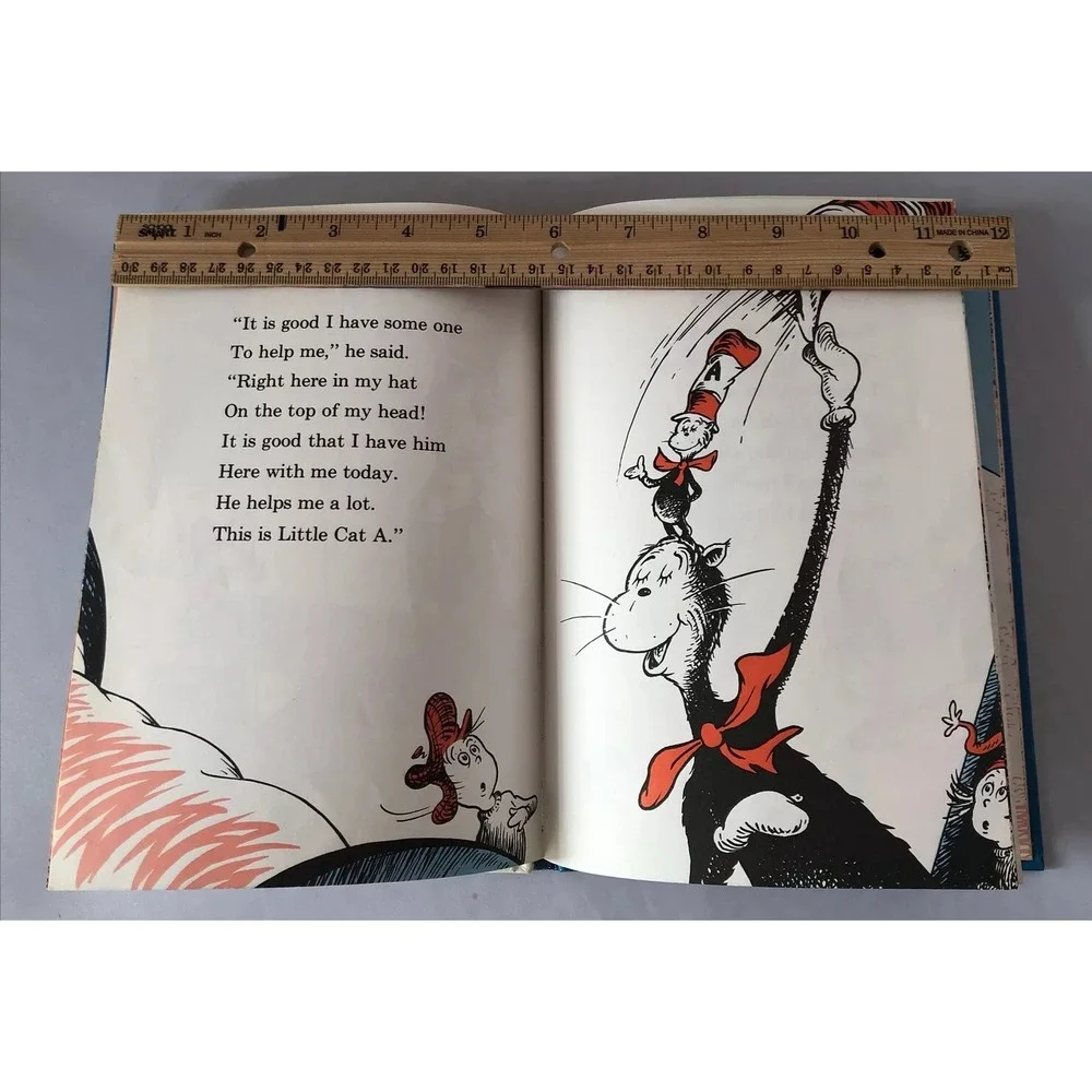 Dr. Seuss The Cat In The Hat Comes Back HB 1958/1986 Early Print‎ VTG